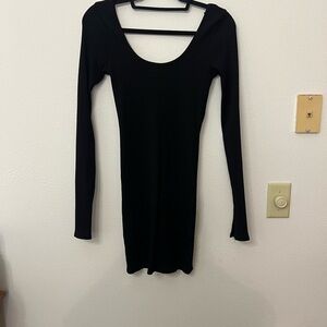 Fashion‎ Nova Black Bodycon Long Sleeve Dress 1X